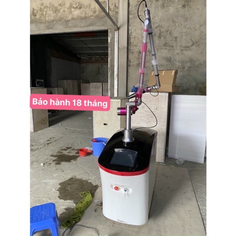 Máy laser trục khuỷu xóa xăm bắn nám tàn nhang dùng trong spa tmv bh 18th