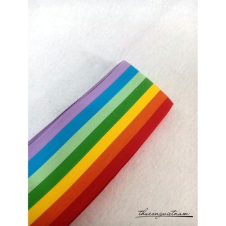 Giấy xếp sao nhiều màu 1*24cm