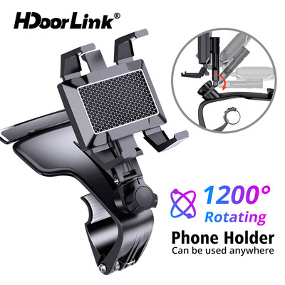 Giá Đỡ Điện Thoại HdoorLink Xoay 1200 Độ Đa Năng Cho Xe Hơi