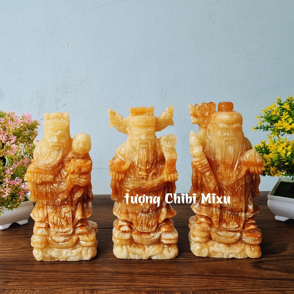 Bộ 03 tượng Tam Đa Phúc - Lộc  - Thọ size 20cm