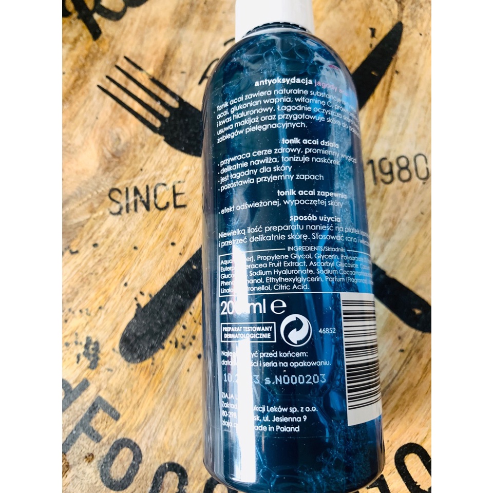 Tonic & Rửa Mặt Tẩy Da Chết ❤️FREESHIP❤️ Chống Lão Hóa - Tái Tạo Làn Da Ziaja Việt Quất Jagody Acai sp1 | BigBuy360 - bigbuy360.vn