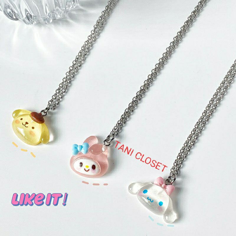 Dây Chuyền Hình Pochacco Kuromi Cinnamoroll Hot Trend 2023