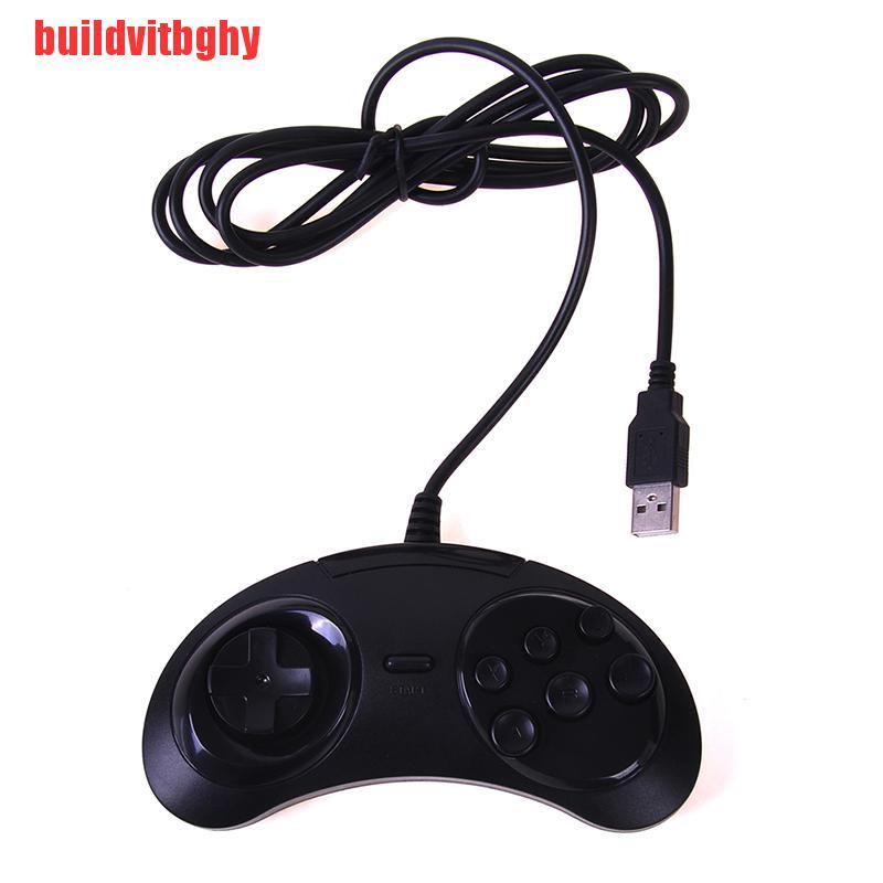 {buildvitbghy}6 buttons usb classic gamepad game controller joypad usb gaming joystick IHL