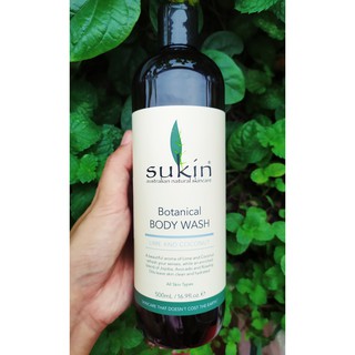 [SALE XẢ HÀNG][SUKIN] Sữa tắm thảo dược hương chanh và dừa Sukin Botanical Body Wash Lime & Coconut 500ml
