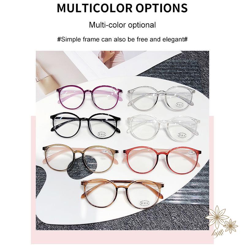 【kifli】Mắt Kính Chống Ánh Sáng Xanh Bằng Nhựa Siêu Nhẹ Thời Trang kifli.acc}