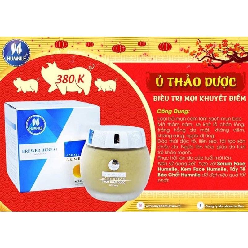 Ủ THẢO DƯỢC HUMNILE (hủ lớn 200gr)