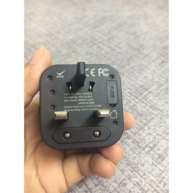 [Bh 12 Tháng] Bộ sạc nhanh du lịch đa năng Baseus Removable 2 in 1 Universal Travel Adapter PPS Quick Charger Edition