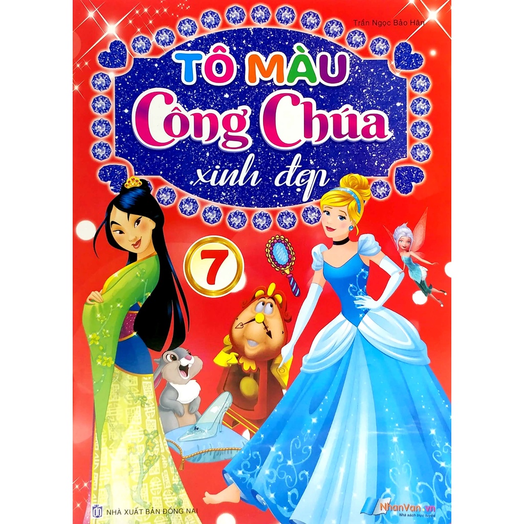 Sách Tô Màu Công Chúa Xinh Đẹp - Tập 7