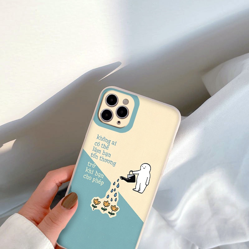 IPhone CASE "Không Ai Có Thể Làm Bạn Tổn Thương Trừ Khi Bạn Cho Phép" Ốp iphone X XS 11promax 8plus 13Pro 12Pro 7 Plus