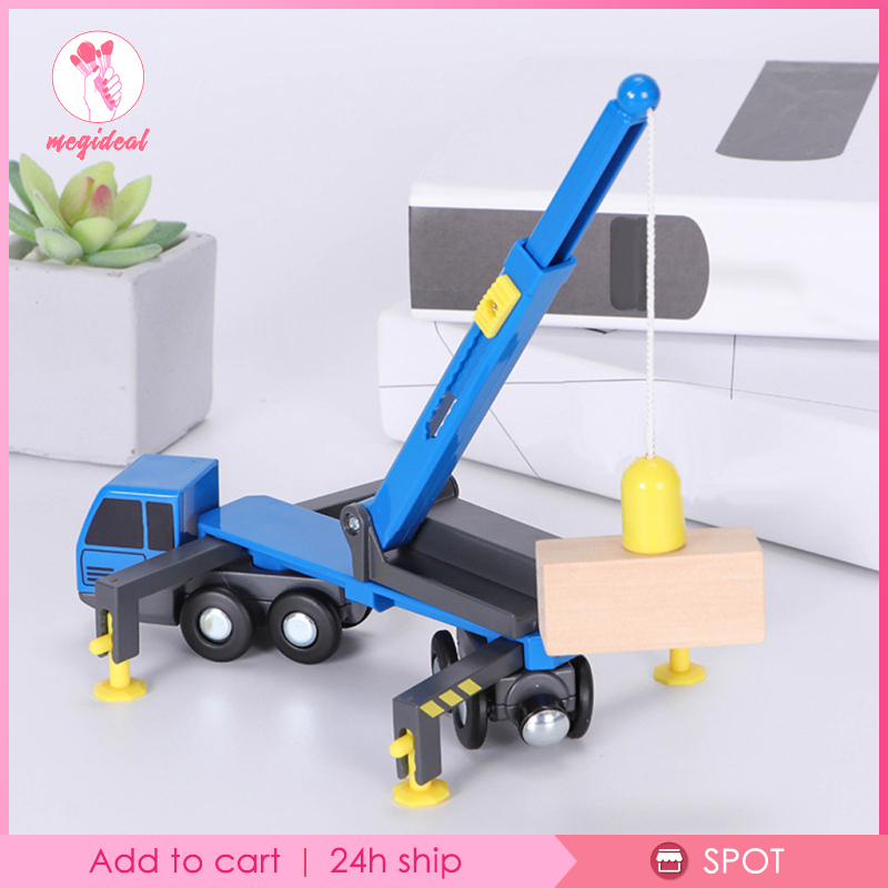 (Hàng Mới Về) Xe Cần Cẩu Mini Bằng Nhựa Dành Cho Bé Trai