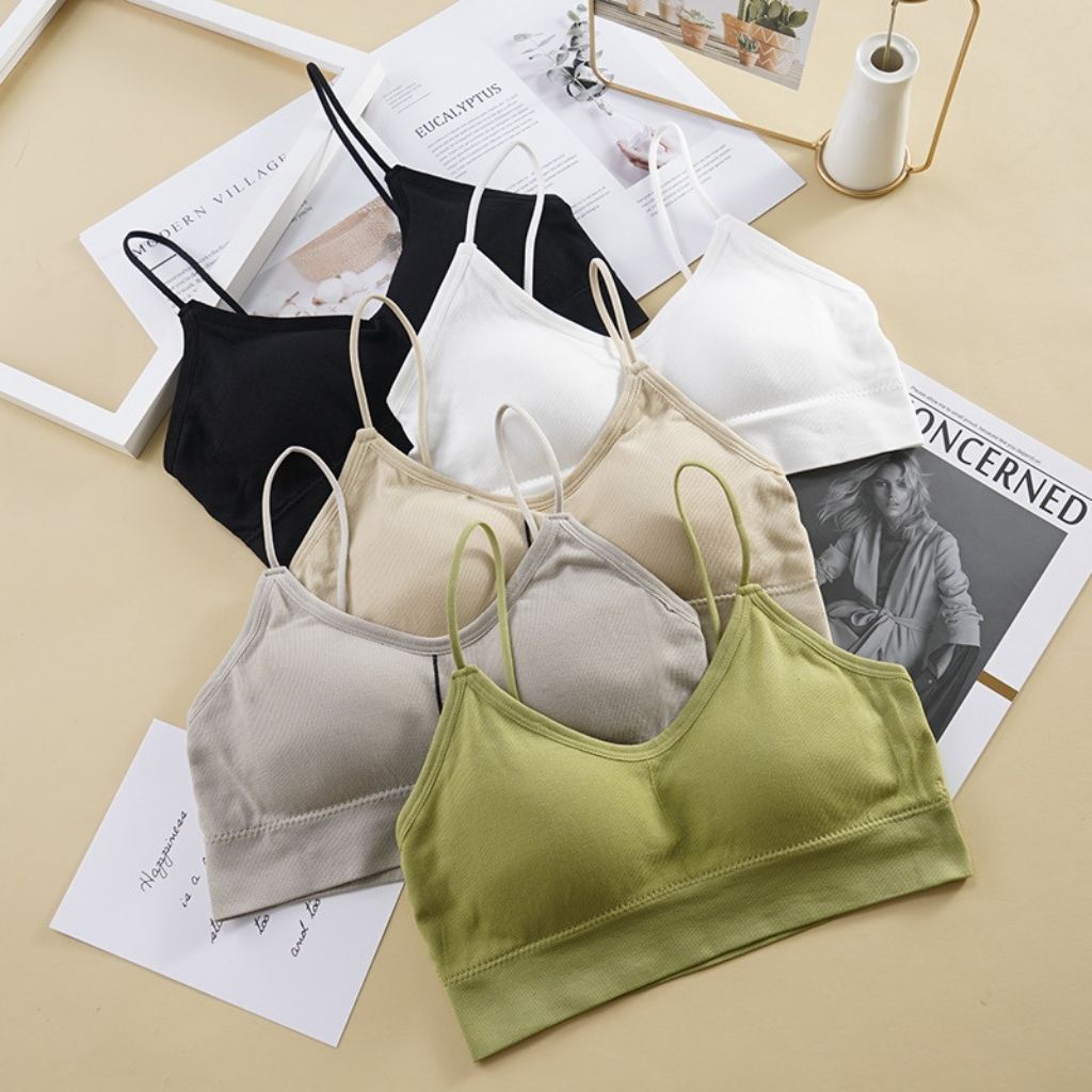 Áo bra nữ 2 dây tập gym đẹp dây mảnh quyến rủ B7704