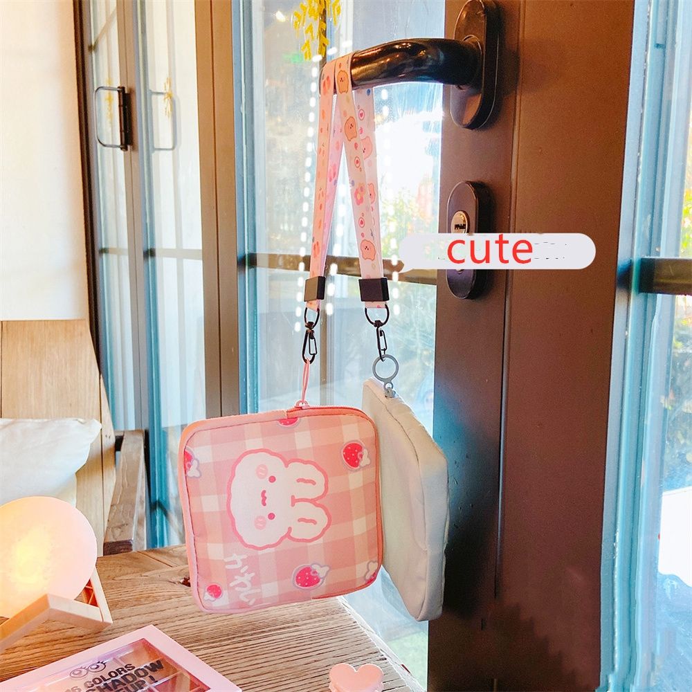 Túi đựng băng vệ sinh/mỹ phẩm thiết kế dễ thương tiện dụng mang theo du lịch