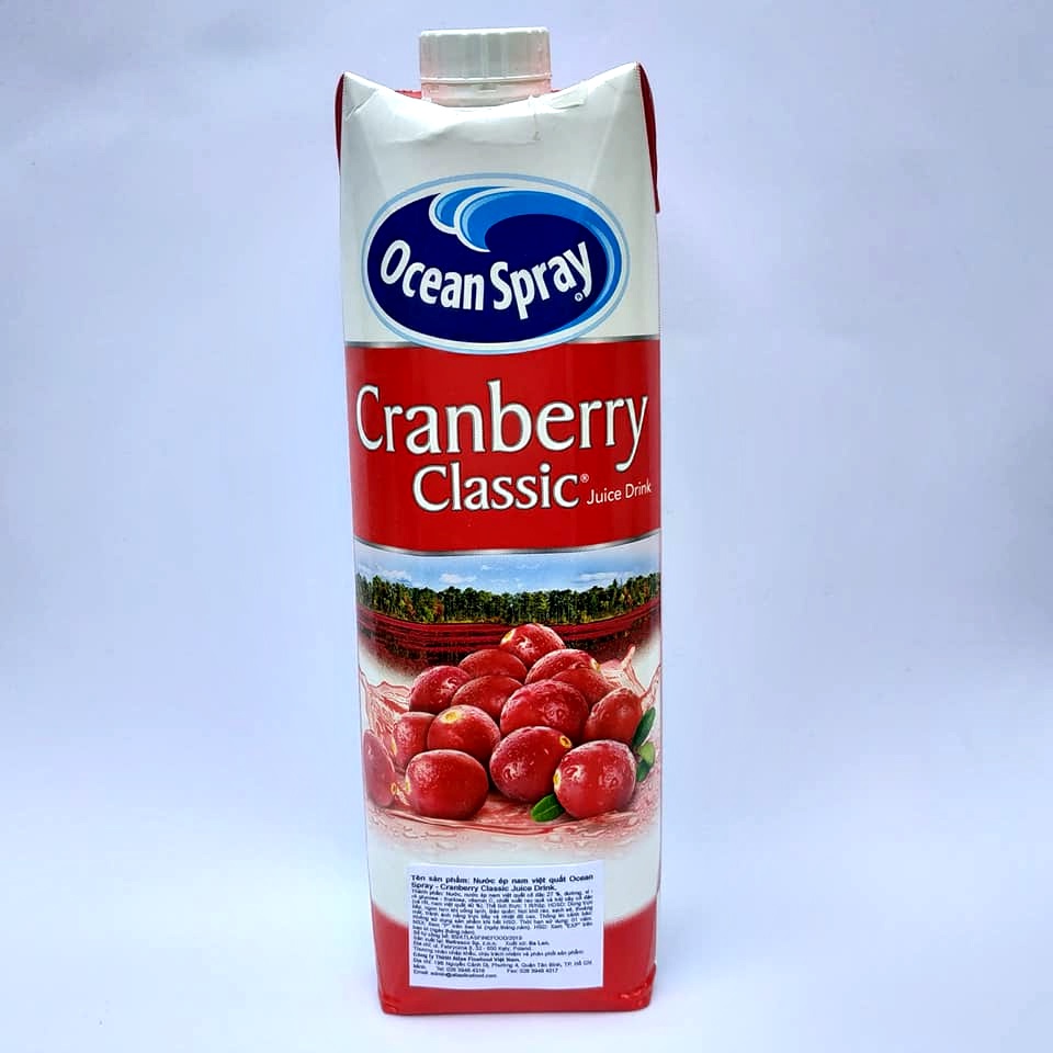 Nước Ép Nam Việt Quất Ocean Spray - Cranberry Classic Juice Drink 1L