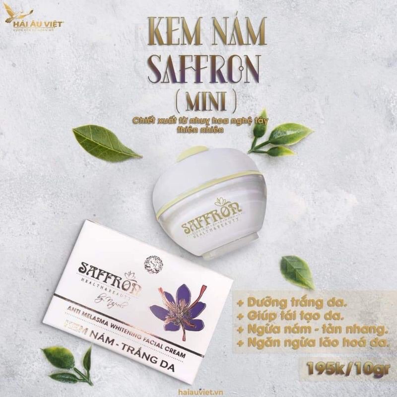 [Săn sale] Kem Nám Saffron- Chính hãng Hải Âu Việt(10g)