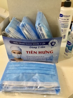 Khẩu trang kháng khuẩn 4 lớp