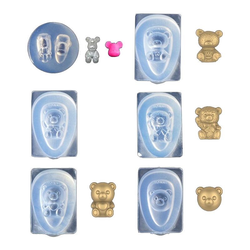 Khuôn Silicone Tạo Hình Trang Trí Móng Tay 3D DIY