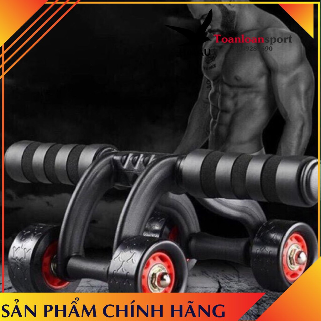 Con lăn tập bụng AB 4 bánh