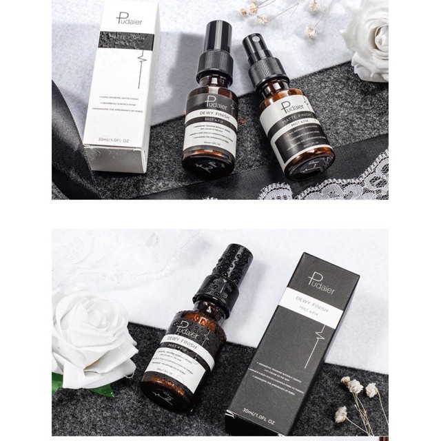 Xịt Cố Định Lớp Trang Điểm Bền Đẹp Pudaier Matte & Dewy Finish | BigBuy360 - bigbuy360.vn