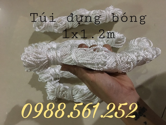 10 Túi lưới đựng nhiều bóng