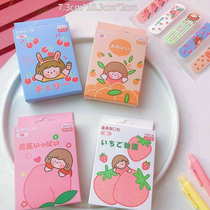 Hộp 20 Miếng Urgo Băng Dán Y Tế Chống Nước Dễ Thương Băng Dán Vết Thương