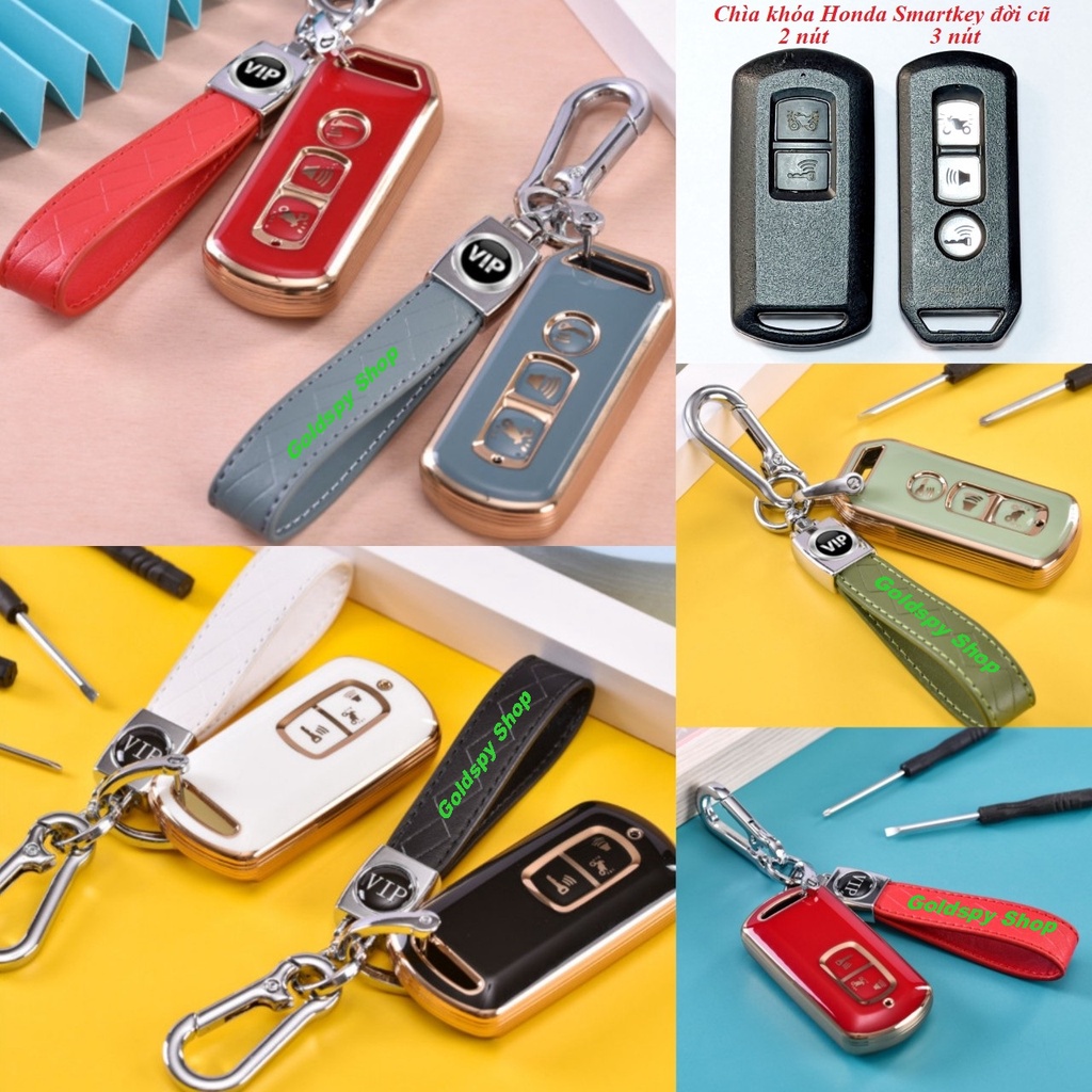 Ốp chìa khóa TPU Smartkey Honda Vision,SH Mode, SH, Air Blade, Lead, Vario, PCX - Bao bọc khóa Smartkey Honda.