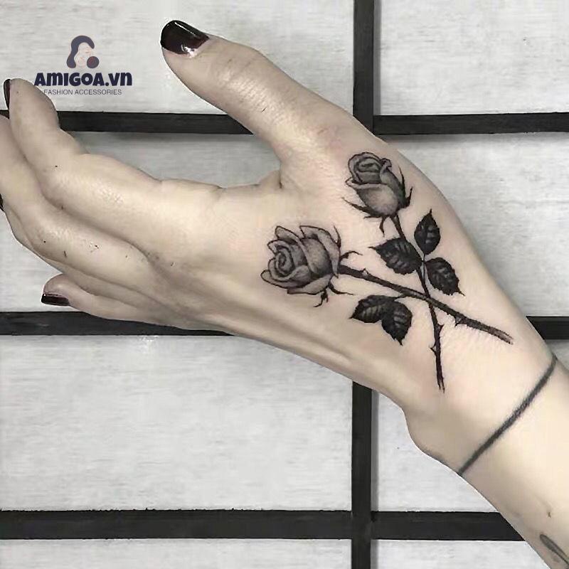 ✨✨Nhãn dán hình xăm tạm thời chống nước phong cách ngẫu nhiên cá tính thời trang dành cho nam và nữ