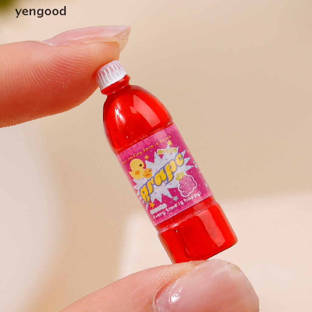 Set 5 Mô Hình Chai Nước Ép Trái Cây Hoạt Hình Trang Trí Nhà Búp Bê