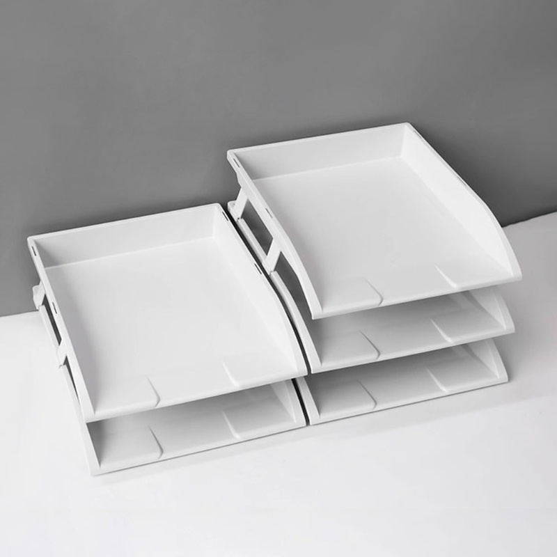 Kệ Đựng Tài Liệu 2/3 Tầng Có Thể Xếp Chồng Tiện Dụng Cho Văn Phòng