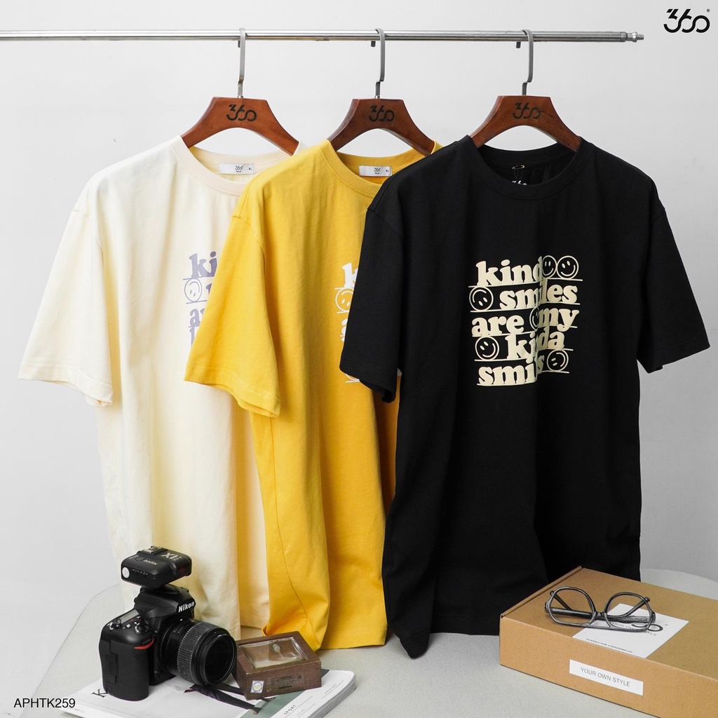 [Nhập mã 360B30UNI giảm 60K] Áo thun không cổ cao cấp unisex local brand 360 Boutique - Made in Vietnam | BigBuy360 - bigbuy360.vn