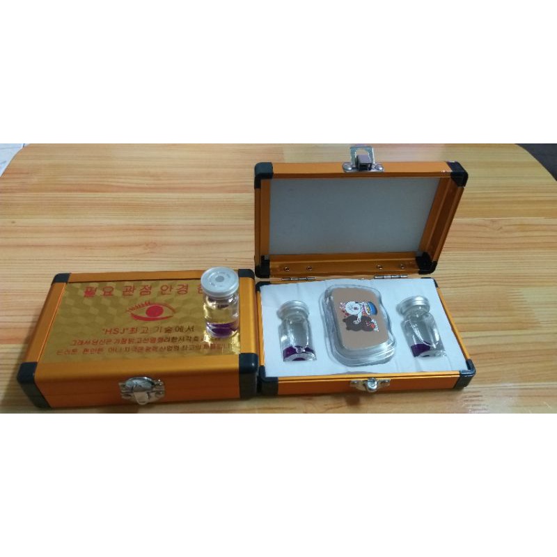 Kính áp tròng nhìn xuyên bài (combo 1 bộ kính + 10 bộ bài nhìn xuyên