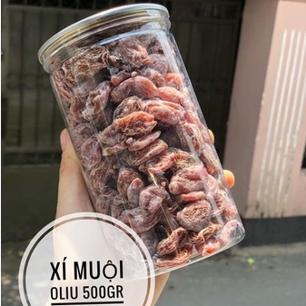 XÍ MUỘI Ô LIU CHUA NGỌT 500GR - Xí muội oliu mơ sữa - Ship toàn quốc
