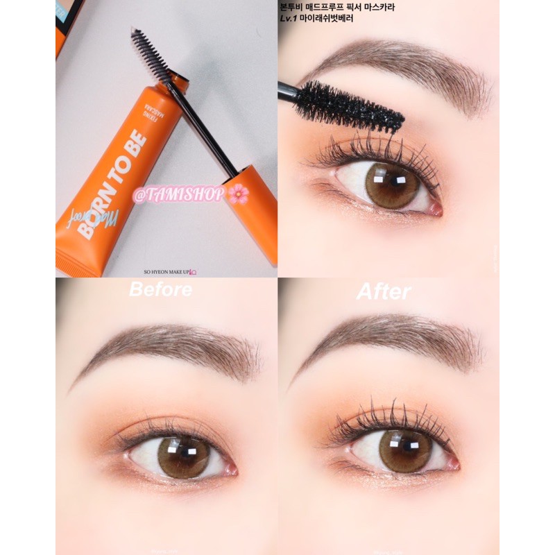 CHUỐT MI APIEU BORN TO BE MADPROOF FIXING MASCARA | BigBuy360 - bigbuy360.vn