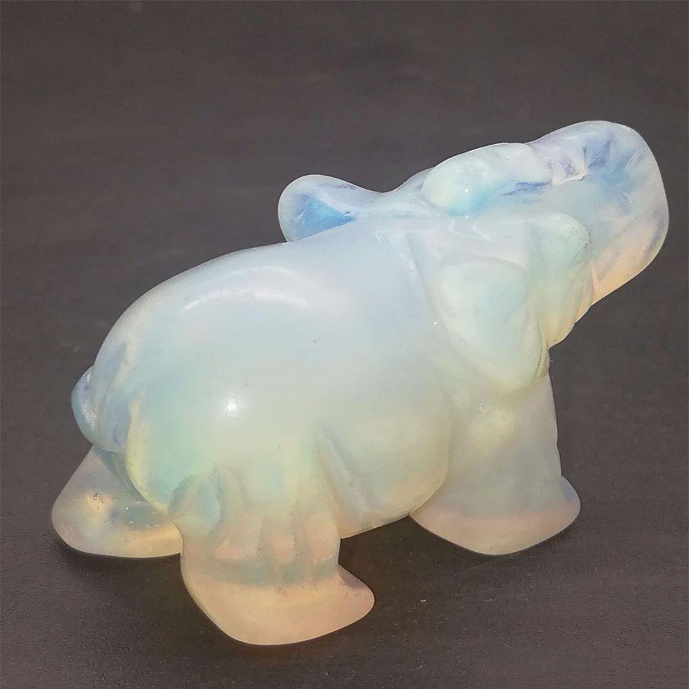 LLOYD Tượng Voi Chạm Khắc Thủ Công Kích Thước 1.5 Inch Thời Trang Để Bàn Trang Trí Nhà Cửa / Văn Phòng