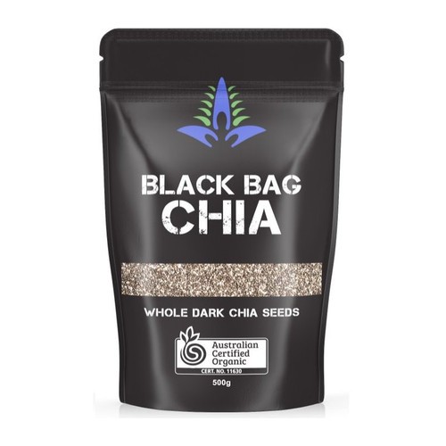 Hạt Chia Đen Nhập Khẩu Úc - Gói 500g RẤT TỐT CHO XƯƠNG KHỚP VÀ TIM MẠCH