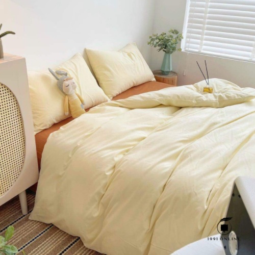 🍃 Bộ sưu tập Chăn Ga Gối 5 [CÓ CHĂN LÓT BÔNG THÔNG MINH] Cotton Basic đơn giản 🍃 | BigBuy360 - bigbuy360.vn
