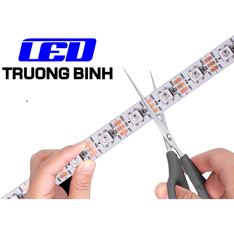 LED DÁN FULL MÀU ARGB NEOPIXEL WS2812B 5V 74LED/MÉT CUỘN 1 MÉT