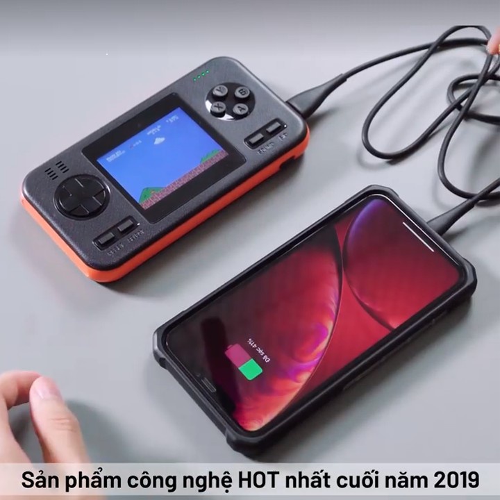 Máy Chơi Game Cầm Tay Mini 416 Trò Kiêm Sạc Dự Phòng Dung Lượng Cao 8000mAh - Sạc Dự Phòng 8000mAh Kèm Game