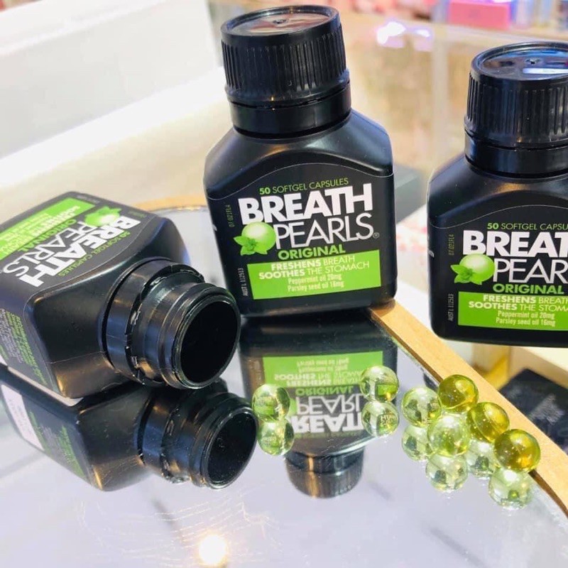 Viên uống thơm miệng Breath Peals Úc