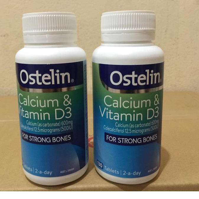 Ostelin Vitamin D &amp; Calcium -Canxi cho bà bầu số 1 tại Úc