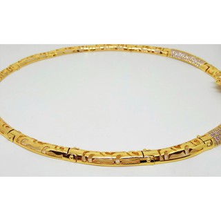 KIỀNG CỔ MẠ VÀNG MẶT CÔNG