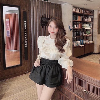 Quần đùi phồng lưng thun tacta qc q55