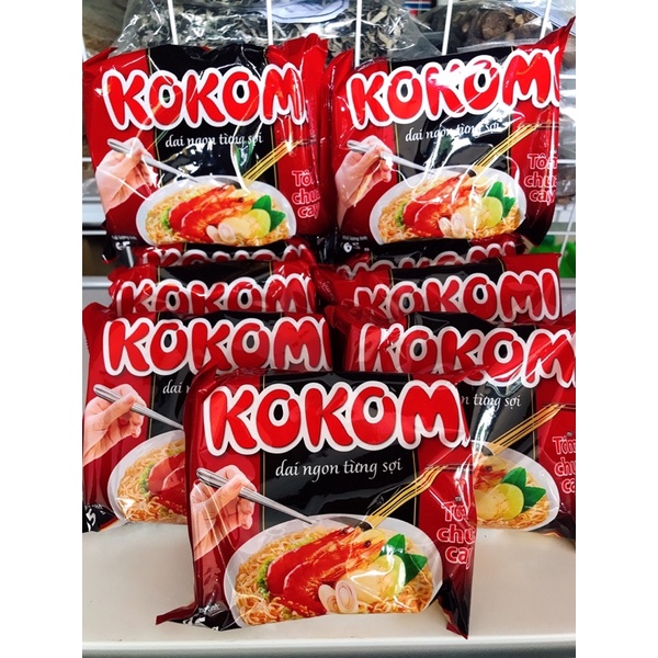 THÙNG MÌ KOKOMI VỊ TÔM CHUA CAY 30 GÓI x 65g | BigBuy360 - bigbuy360.vn