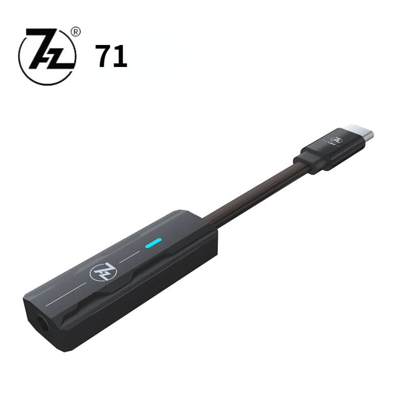 Bộ Khuếch Đại Tín Hiệu Di Động 7HZ 71 DAC AK4377 TYPE-C Sang 3.5mm Hỗ Trợ DSD Native 128 Và PCM 32bit / 384kHz
