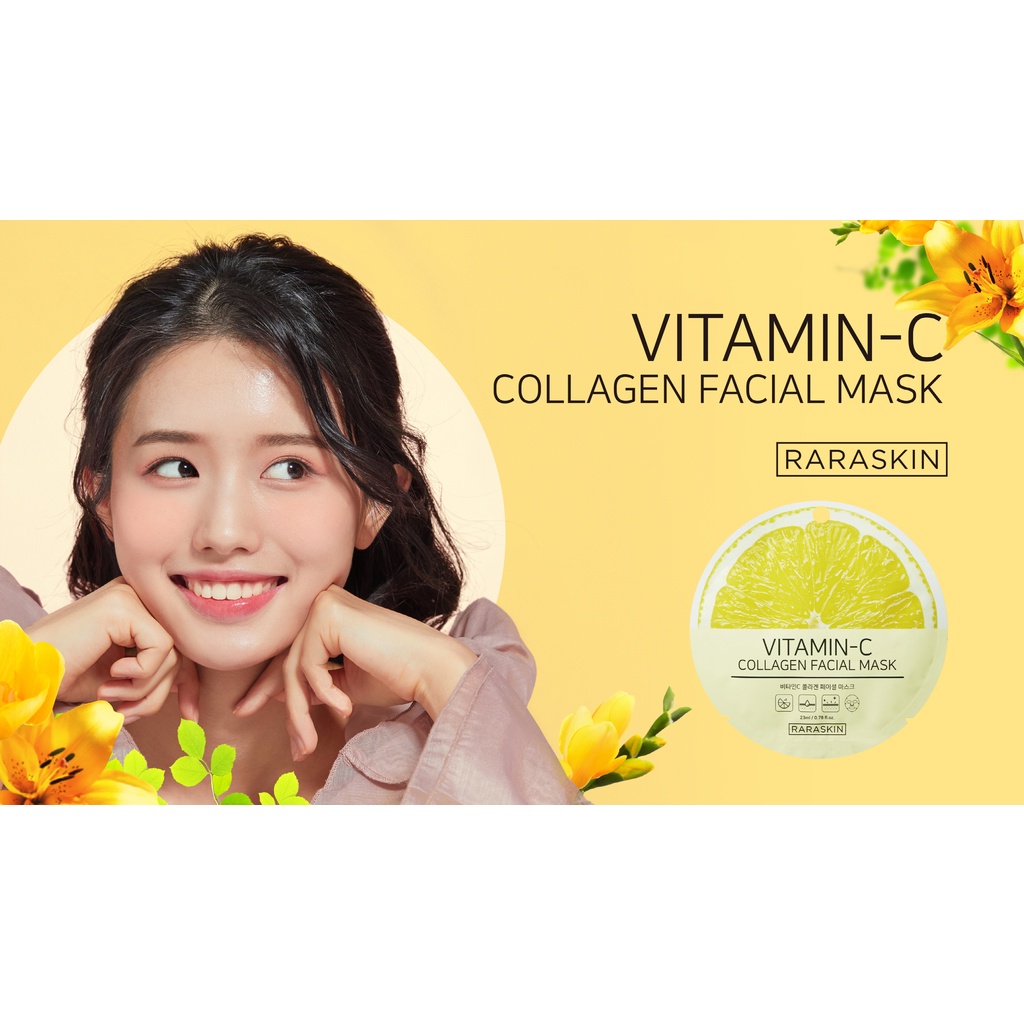 Bộ 10 Mặt Nạ Collagen Hàn Quốc 6 Loại Tùy Chọn