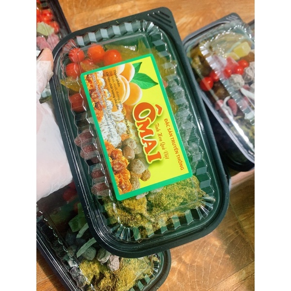 Ô Mai Xí Muội lắc muối ớt 200g, đồ ăn vặt