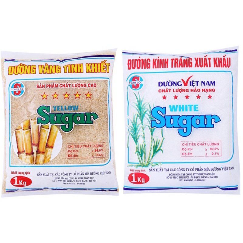 Đường Lam Kinh Đường xuất khẩu ( Lam Sơn ) 1kg đường trắng/ đường vàng