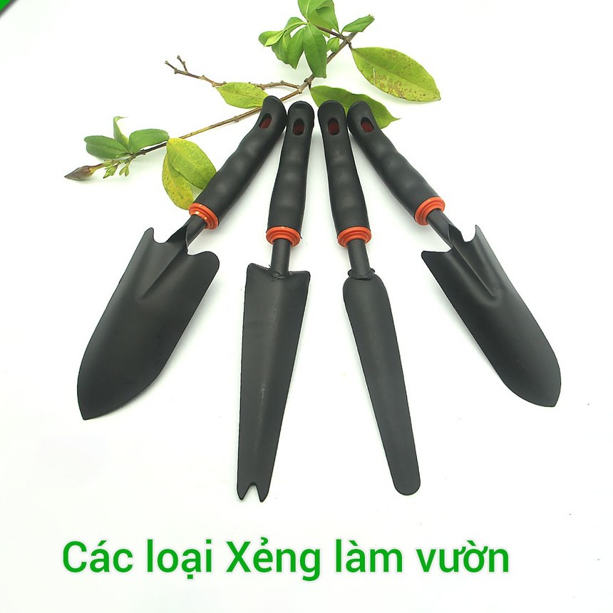 Xẻng xúc đất trồng cây nhổ cỏ cán cao su