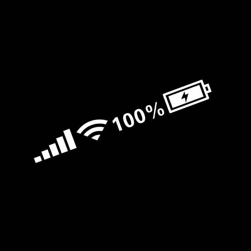 Tem decal sticker PHẢN QUANG màn hình điện thoại WIFI dán xe hơi, xe máy, trang trí..v..v.....