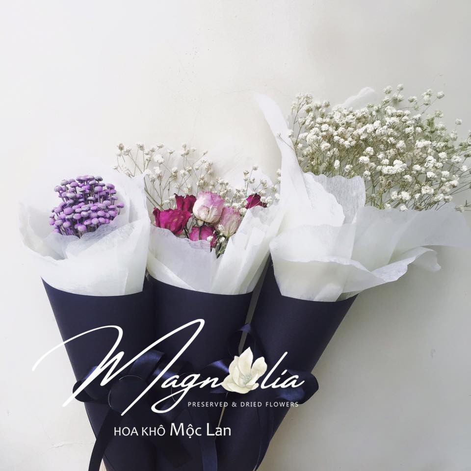 Hoa hồng khô ❤️FREESHIP❤️ Hoa khô Rosie Dried Flowers trang trí phòng ngủ, showroom, tiệc cưới Rustic cổ điển