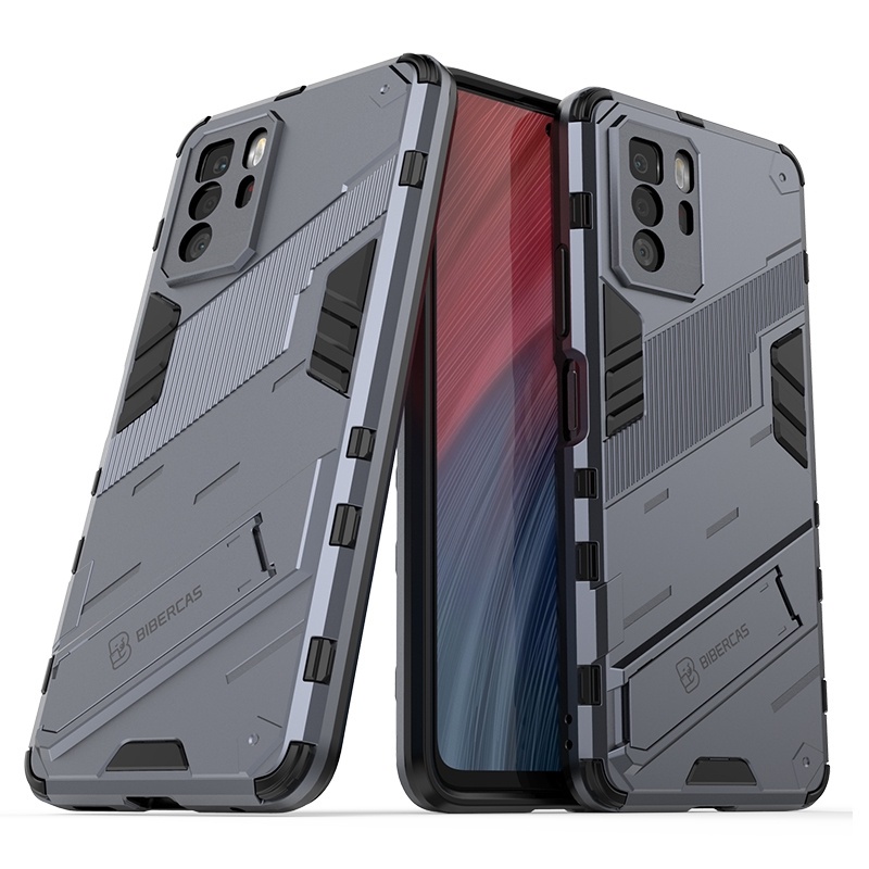 Ốp điện thoại silicon PC cứng bảo vệ toàn diện có giá đỡ cho Xiaomi Mi Poco X3 GT F3 GT M3 Pro X3 Pro X3 NFC